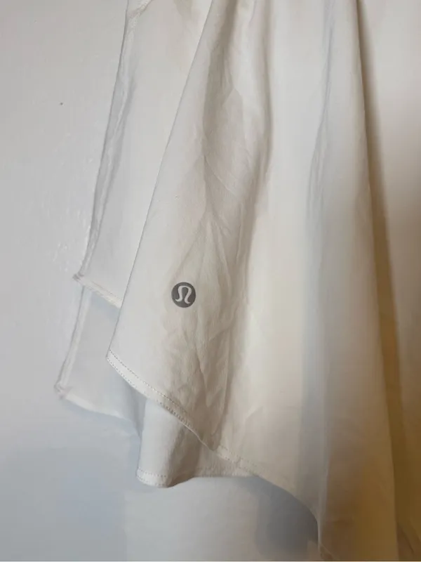 Lululemon Court Rival High Rise Skirt White - Image 4