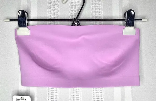 Intimately Free People Bandeau Electric Orchid XS New with Tags Lilac Casual Bra - Image 2