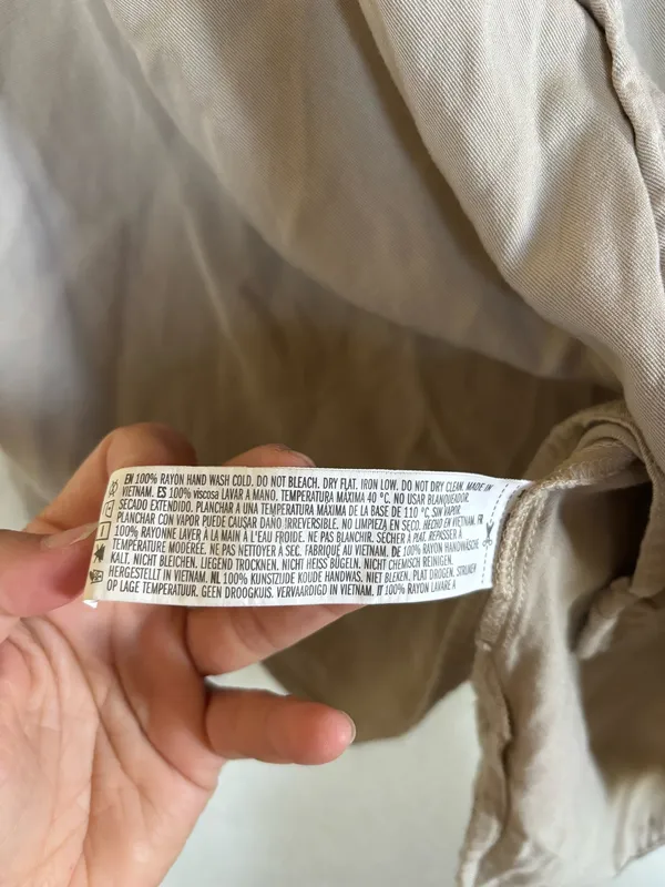 Forever 21 Beige Button Up - Image 6