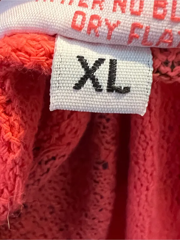 Stamp Size XL Floral Multicolored Long Sleeve Knit Top Shirt Oversized - Image 7