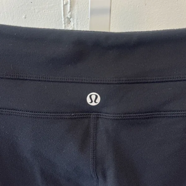 Lululemon Groove Pants Black Flare Yoga Pants Size 8 Reg Mid Rise Athleisure - Image 6