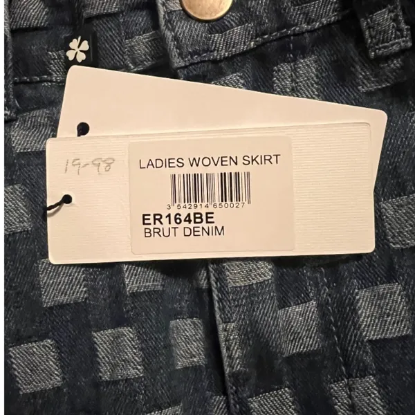 Molly Bracken Denim Mini Skirt Printed - Image 6