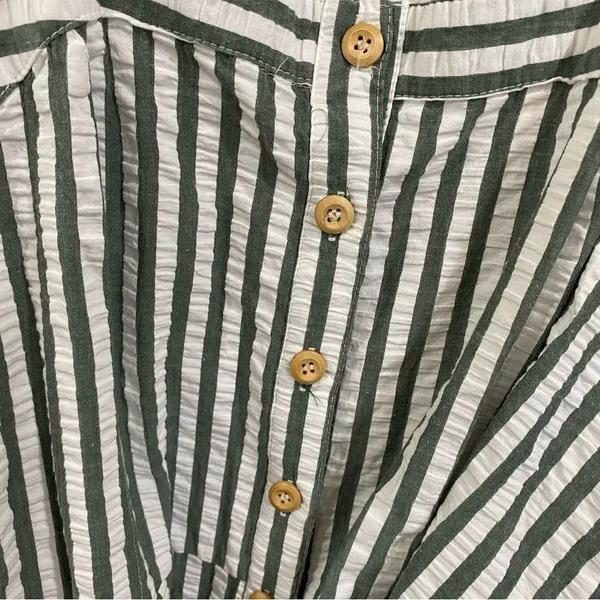 Anthropologie | Cartonnier Striped Romper Tie Waist - Image 10