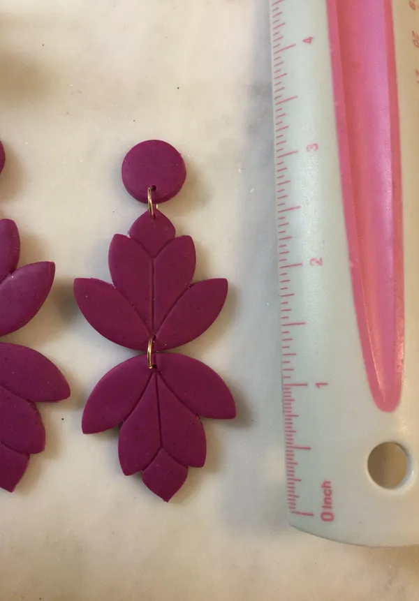 Handmade Polymer Clay Earrings - Image 3