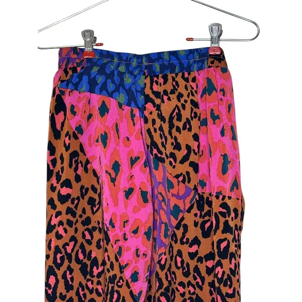 Joh Women's‎ Pants Wess Animal Print Charmeuse Relaxed Fit Colorful Sz. XS NWT - Image 10