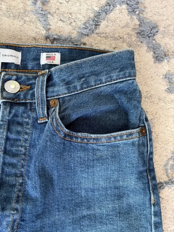 Women’s re/done originals blue jeans (size 26) - Image 3