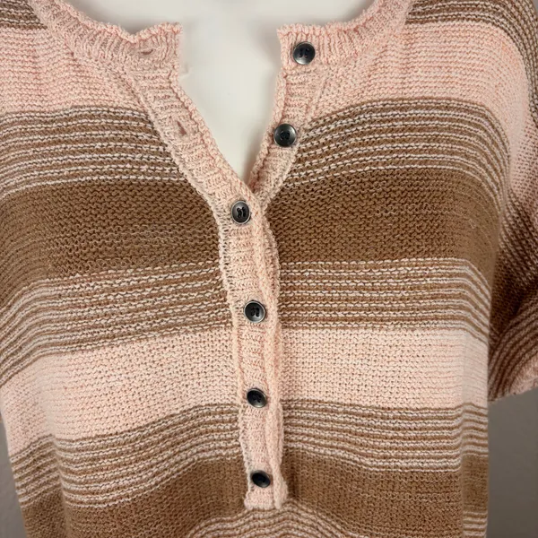 Anthropologie Saturday Sunday Jaden warm knit striped romper - Image 6