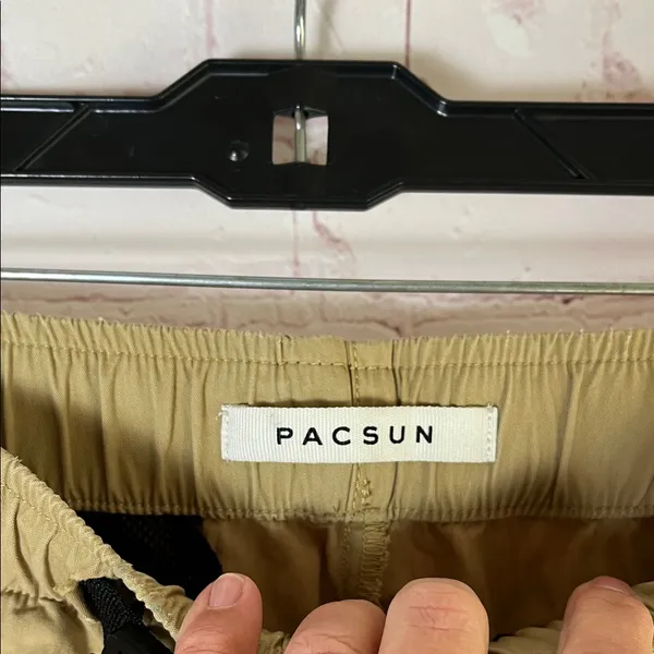 Pacsun Khaki Cargo‎ Jogger Pants Woman’s Size Small - Image 2