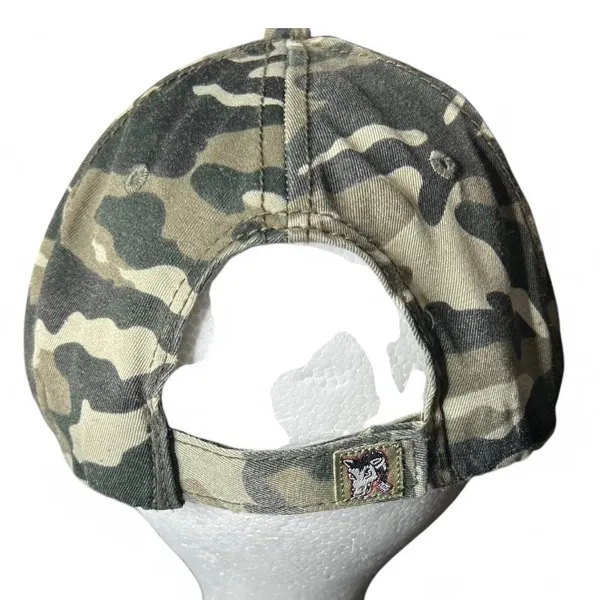 Army Camouflage women’s Cap Adjustable Baseball Hat. Green - Image 3