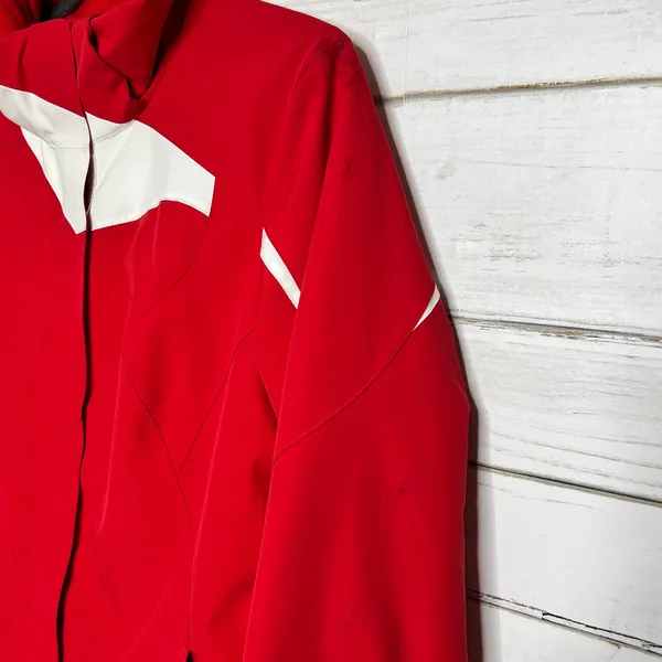 Spyder Amp Winter Ski Jacket Red White Women's Size 12 - Image 4