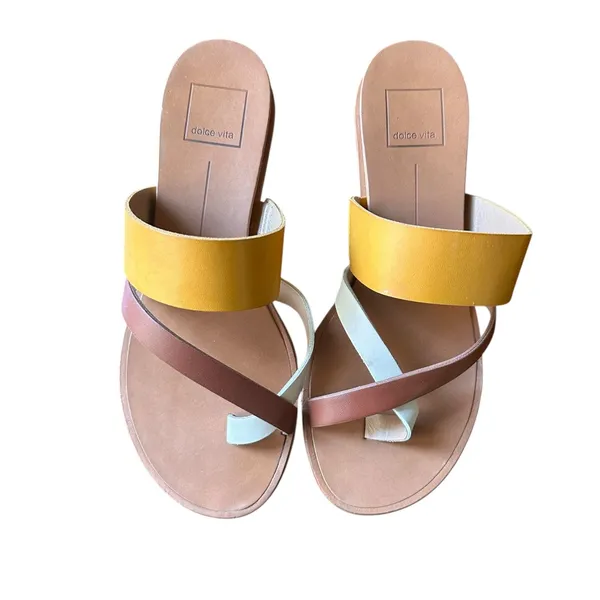 DOLCE‎ VITA Paddy Vegan Leather Sandals Sz 7 - Image 3