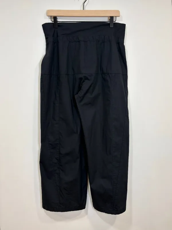 🌟 Bumpsuit 🌟 The Realxed Drawstring Poplin Wide Leg Pant Black Sz S - Image 8