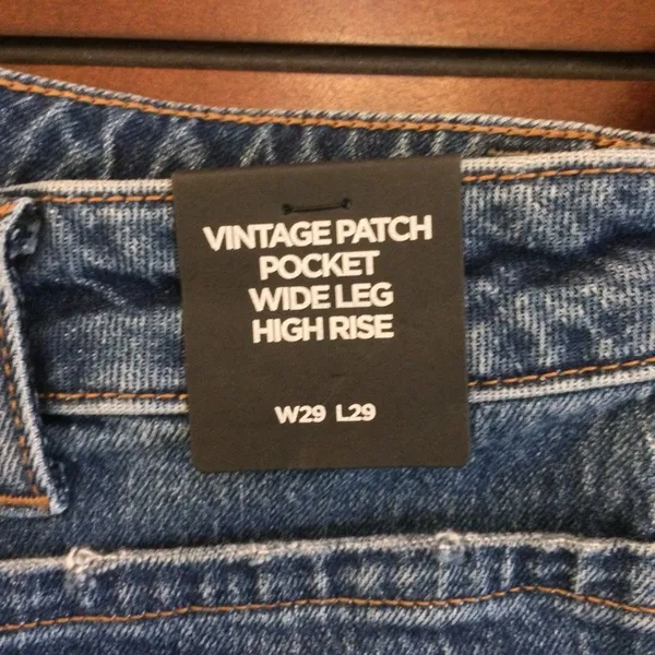 NWT Silver Jeans vintage patch pocket wide leg high rise 29 - Image 6