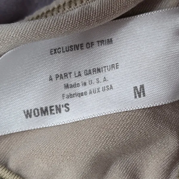 Patagonia Tan‎ Khaki Racerback Sports Bra Medium - Image 5