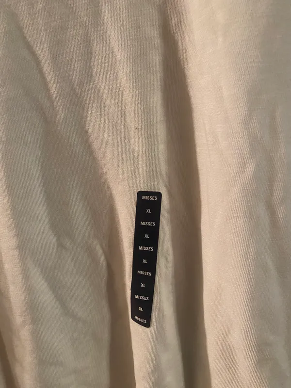 NWT Lands End women's long sleeve pullover off white size XL - Image 3