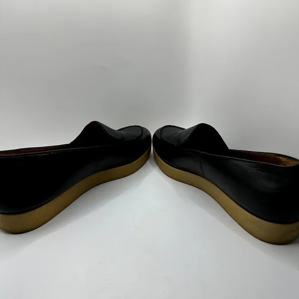 & Other Stories Black‎ Leather Chunky Sole Flatform Loafers Women's 9.5 - Image 5