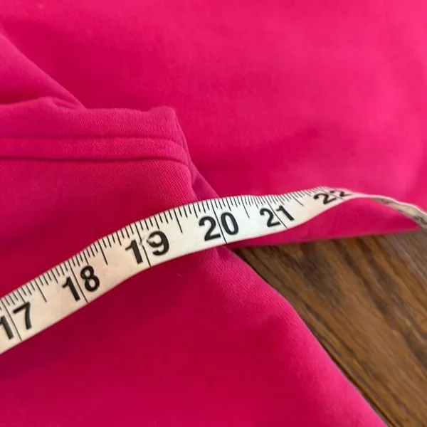 Anrabess quarter zip cropped hooded pullover hot pink M - Image 8