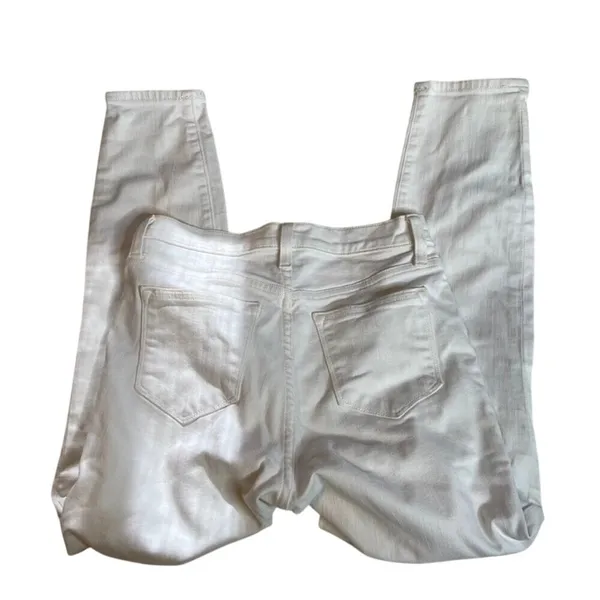 J.Crew Lookout High Rise Crop Jeans Womens 27 White Slim Denim AA - Image 7