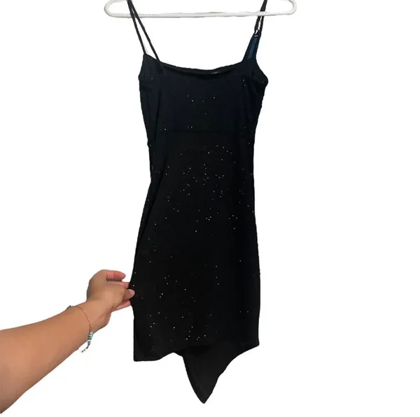 Windsor Black Mini Dress - Image 2