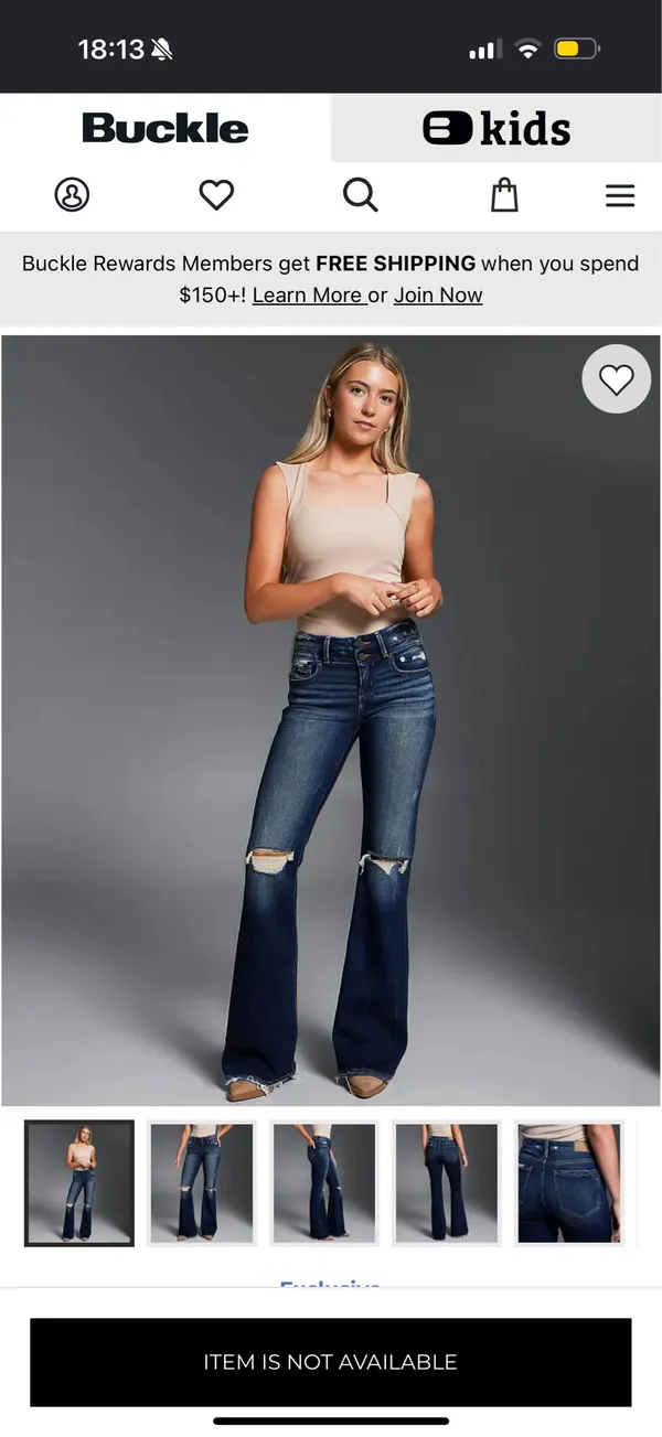 Buckle Black Fit No. 53 Flare Jeans 27x32 - Image 9