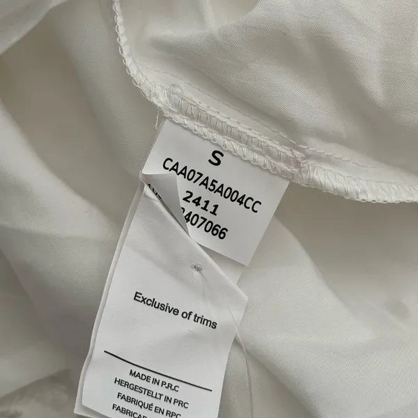Cupshe White Eyelet Scalloped Hem Cover-Up Top Size Small - Image 10