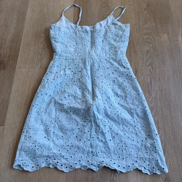 Lulus Light Blue Eyelet Lace Dress - Image 6