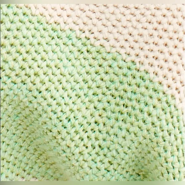 Free People Cassidy Off the Shoulder Pullover‎ Sweater Green Stripe Relaxed - Image 6