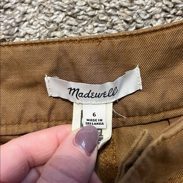 Madewell Women’s Brown Harlow Wide Leg‎ Trousers Size 6 - Image 6