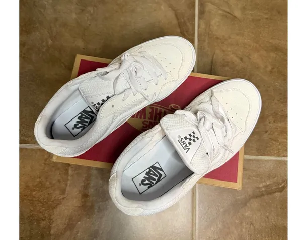 Vans Rowley Low Women's Size 10 White Skate Shoes Sneakers - Image 3