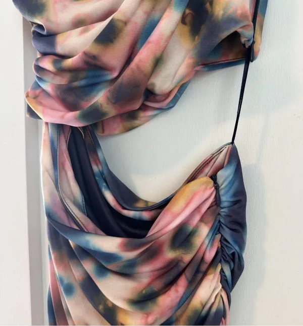 Zara Asymmetrical Tie-Dye Dress - Image 3