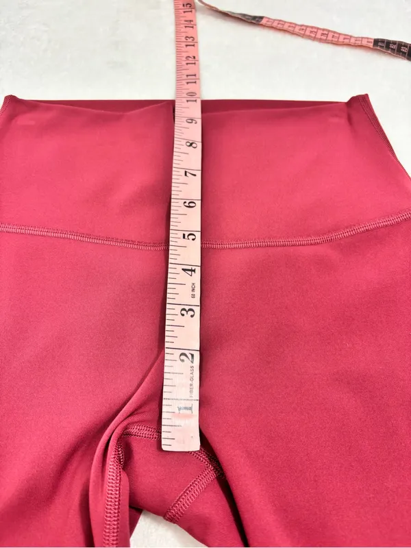 lululemon athletica High-Rise Burgundy Workout Leggings Size 4 - Image 5