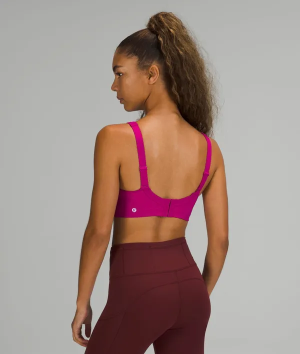 Lululemon Run Times Bra Ripened Raspberry (RIPR) Size 32DDD NWT *Adjustable* - Image 3