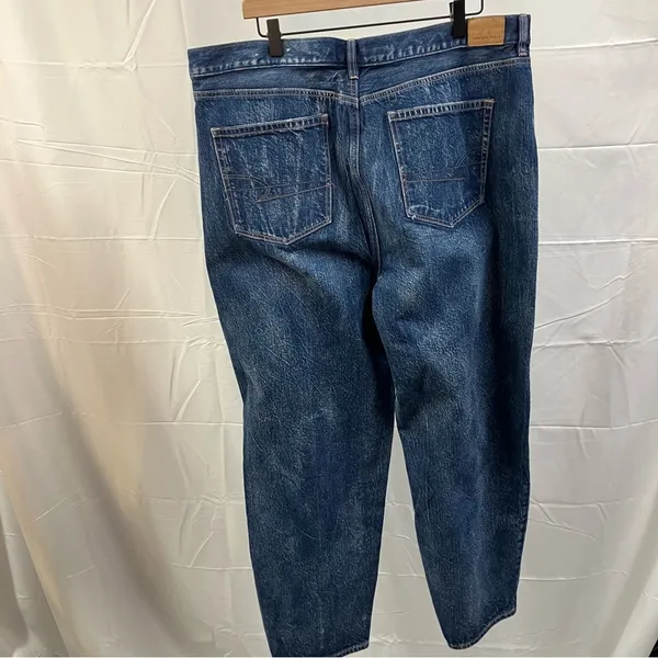 American Eagle Relaxed Mom Jean High Rise 18 Regular Momcore Classic Denim Women - Image 10