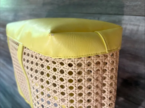 Universal Threads Caning natural tote handbag yellow - Image 11