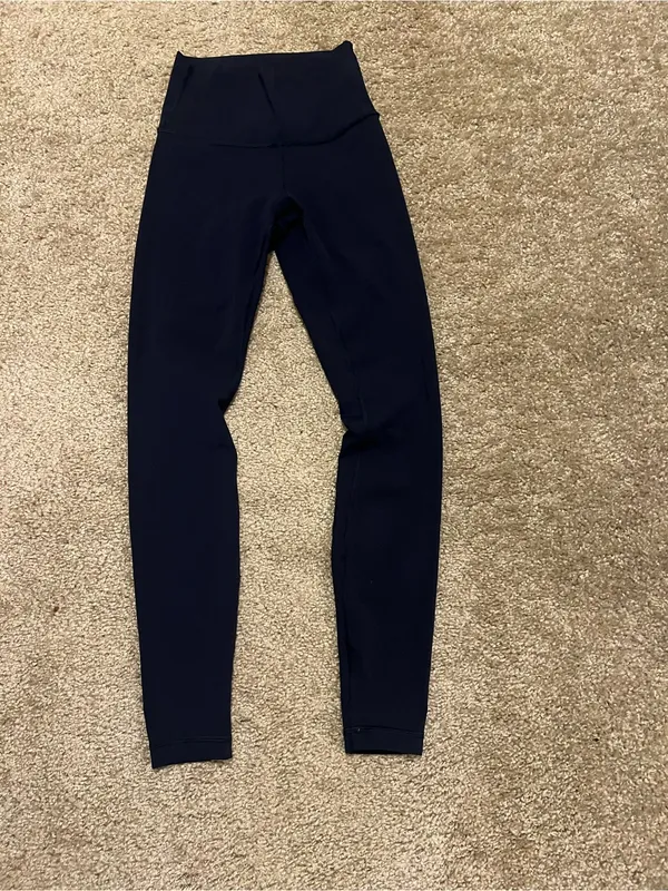 Lululemon‎ wunder under high rise legging 28” Luxtreme true navy size 2 - Image 7