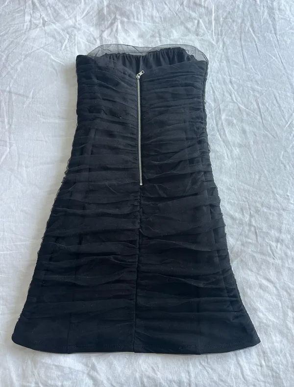 Thirty LA Revolve Thirty Black Tulle Mini Dress - Image 2