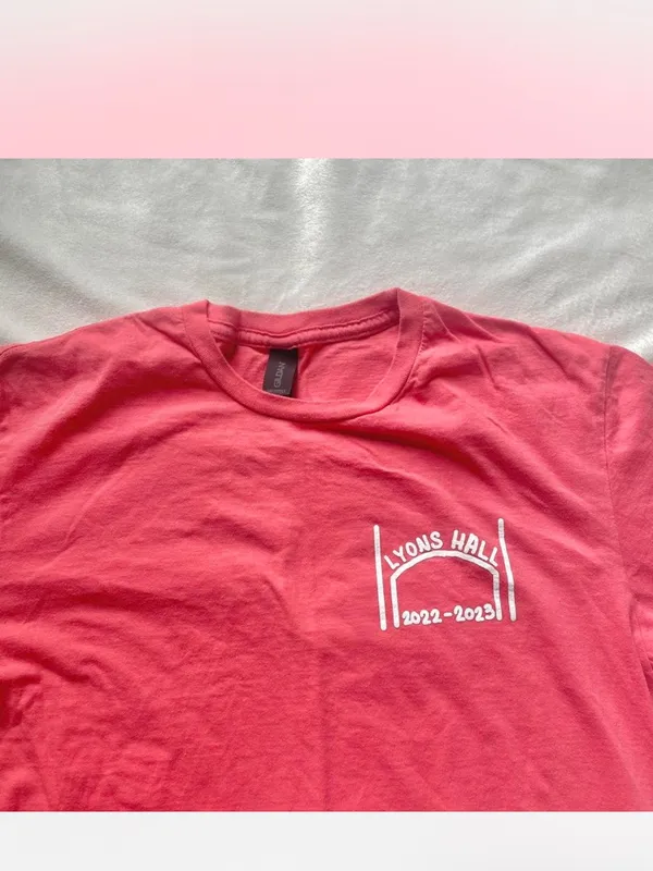 Notre Dame Lyons Hall dorm tee Pink Size M - Image 2