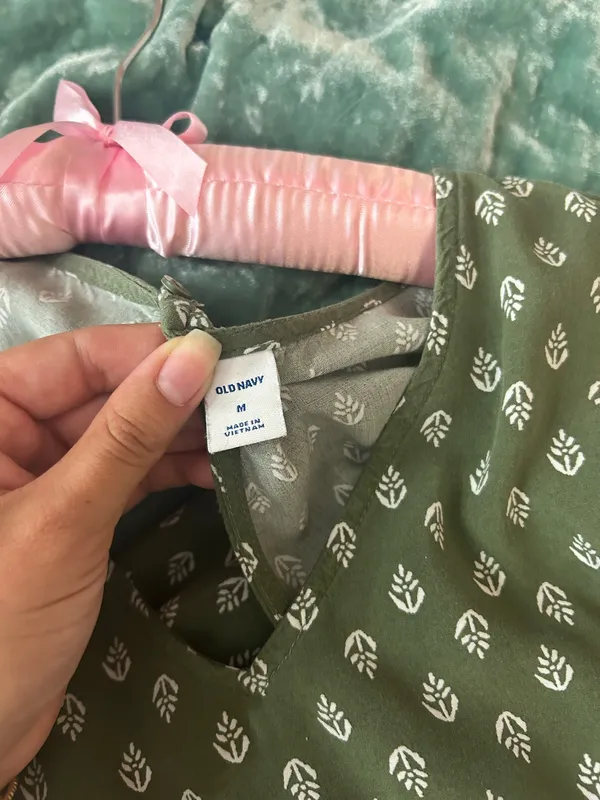 Old Navy Romper Green Olive - Image 4
