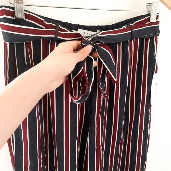 Frame‎ Stripe Side Slit Easy Pant - Image 8