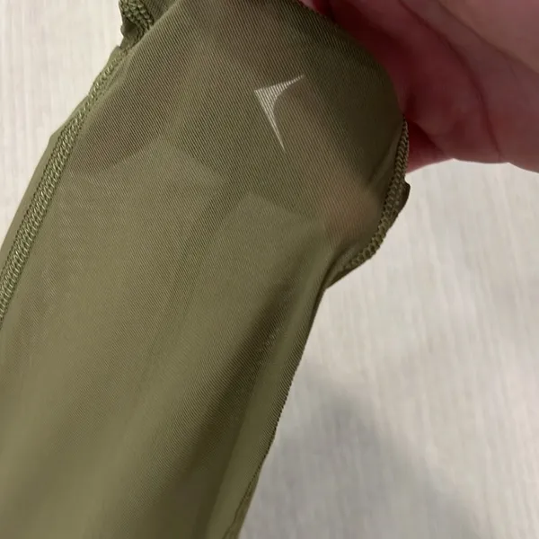 Lululemon mesh olive leggings - Image 3
