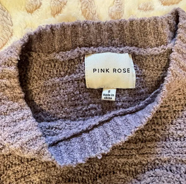 Boutique Purple Cozy Sweater - Image 2
