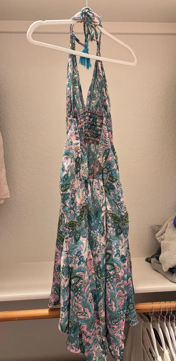 Greece Floral Midi Dress - Image 3