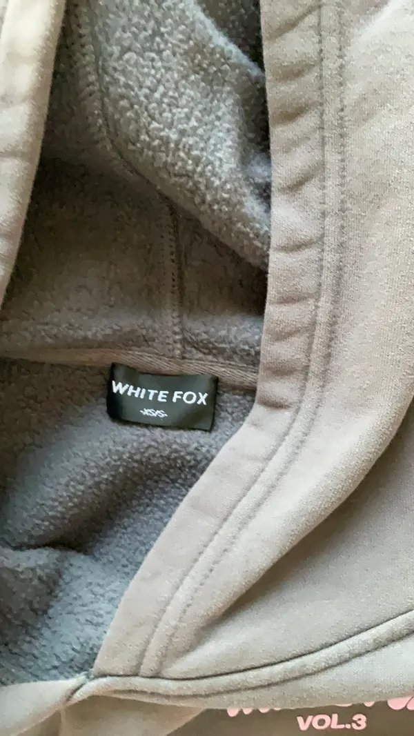 White Fox Vol. Boutique Grey Hoodie 3 - Image 3