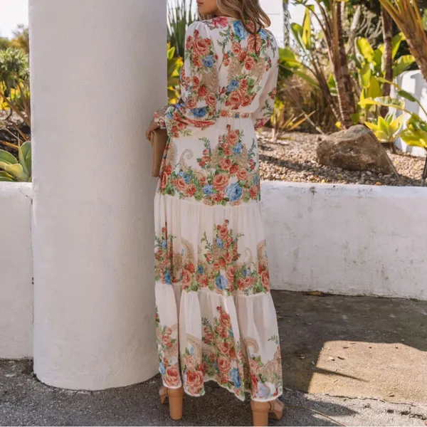 VICI | Joliet Floral Tiered Maxi Dress - Image 9