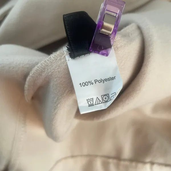 Shein Curve‎ Overcoat Cream 4XL - Image 8