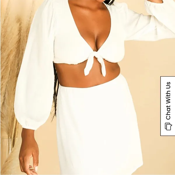 Dippin Daisy's Marla Mini‎ Dress in white size small nwt beach resortwear cruise - Image 2