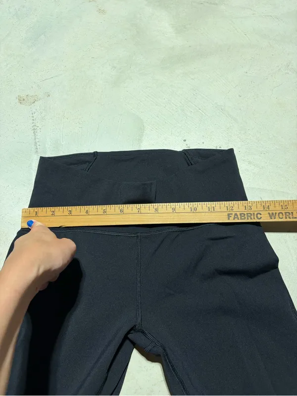 Lululemon train times crop Black leggings 8 - Image 3