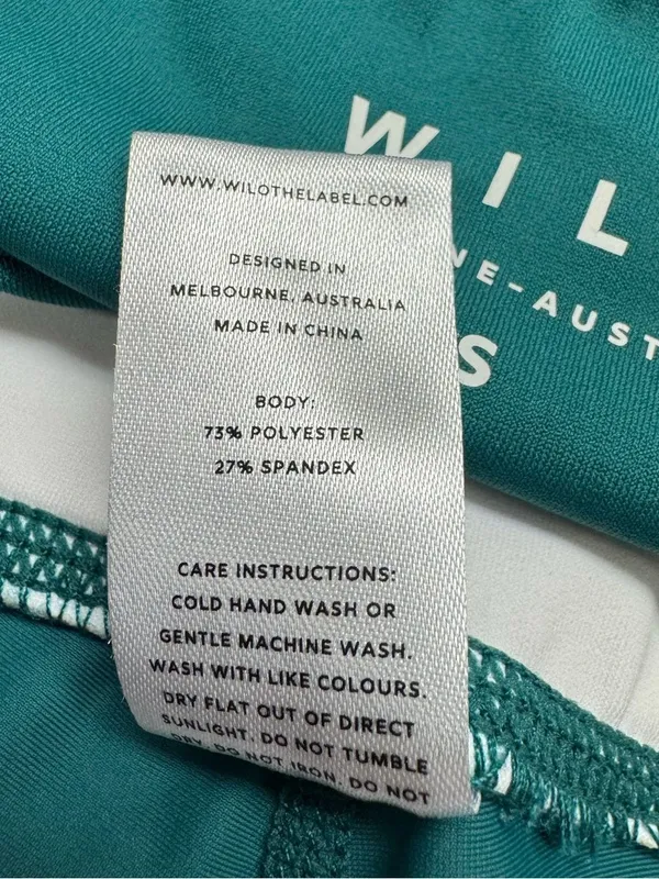 Wilo The Label Green Biker Shorts/Tank Top Set Women’s Small - Image 3