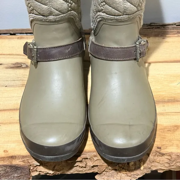 Sperry Women’s Walker Fog Rain‎ Boot Taupe Rope Size 10 B103 - Image 5