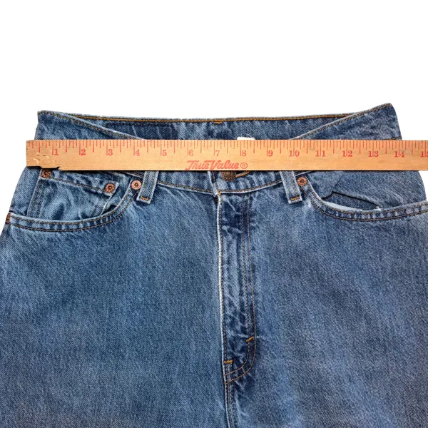 Vintage Levi’s 512 High Waisted Slim Fit Tapered Leg Medium Wash Jeans 28” - Image 4